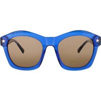 Elton John Women's Sunglasses - Royal Blue Acetate Full Rim Frame | STARLIGHT NYYCR ,