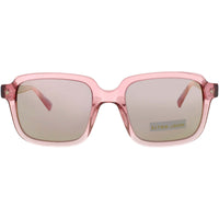 Elton John Women's Sunglasses - Rose Glitter Square Shape Full Rim Frame | CLOUD RSEGL ,