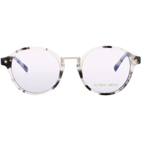 Elton John Women's Sunglasses - Grey Marble Round Shape Full Rim Frame | CONCERT BTMBL ,