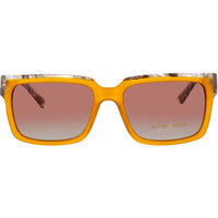 Elton John Women's Sunglasses - Tobacco Feather/Orange Full Rim Frame | HONKYCAT AMSKY ,
