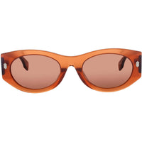 Fendi Women's Sunglasses - Red Acetate Oval Shape Full Rim Frame | FE40125F 68S ,