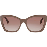 Fendi Women's Sunglasses - Shiny Light Brown Butterfly Full Rim Frame | FE40151I 45F ,