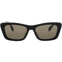 Fendi Women's Sunglasses - Shiny Black Rectangular Shape Full Rim Frame | FE40185I 01N ,