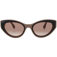 Fendi Women's Sunglasses - Shiny Light Brown Acetate Full Rim Frame | FE40194I 45F ,