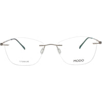 Modo Women's Eyeglasses - Silver Metal Rectangular Shape Rimless Frame | 4601 SIL00 ,