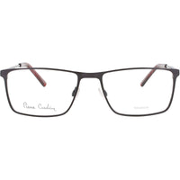 Pierre Cardin Men's Eyeglasses - Matte Dark Ruthenium Rectangular Frame | 6879 R80 ,