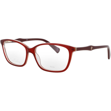 Pierre Cardin Women's Eyeglasses - Red/Orange/Burgundy Rectangular Frame | 8394 1VI ,