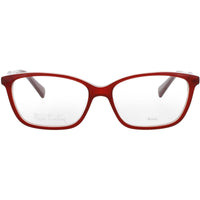 Pierre Cardin Women's Eyeglasses - Red/Orange/Burgundy Rectangular Frame | 8394 1VI ,