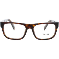 Prada Men's Eyeglasses - Tortoise Acetate Square Full Rim Frame | PR 22ZV 19J1O1 ,