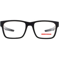Prada Men's Eyeglasses - Matte Black Acetate Square Full Rim Frame | PS 02PV 1BO1O1 ,