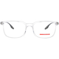 Prada Men's Eyeglasses - Clear/Black Acetate Square Full Rim Frame | PS 05MV 2AZ1O1 ,