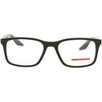 Prada Men's Eyeglasses - Matte Green Plastic Square Full Rim Frame | PS 08RV 15X1O1 ,