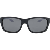 Prada Men's Sunglasses - Dark Grey Acetate Rectangular Full Rim | PS 01WS UFK07H ,