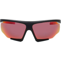 Prada Men's Sunglasses - Black Plastic Shield Shape Half Rim Frame | PS 07YS DG010A ,
