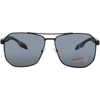 Prada Men's Sunglasses - Black Metal Geometric Full Rim Frame | PS 51VS DG05Z1 ,