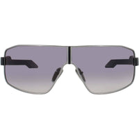 Prada Men's Sunglasses - Gunmetal/Black Metal Shield Full Rim Frame | PS 54YS 5AV09U ,