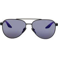 Prada Men's Sunglasses - Black Metal Aviator Shape Full Rim Frame | PS A52S DG005U ,
