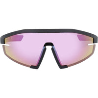 Prada Unisex Sunglasses - Gunmetal/Black Plastic Half Rim Frame | PS 03ZS 15P20A ,