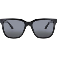 Quay Unisex Sunglasses - Black Acetate Square Full Rim Frame | WIRED LARGE BLK/SMK ,