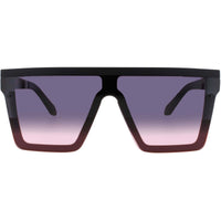 Quay Women's Sunglasses - Black Acetate Shield Full Rim Frame | HINDSIGHT BLK/BLKPNK ,