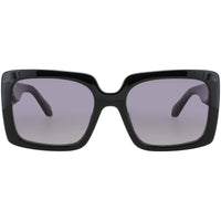 Quay Women's Sunglasses - Black Acetate Square Full Rim Frame | TOTAL VIBE BLK/SMK ,