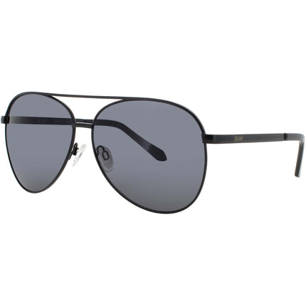 Quay Women's Sunglasses - Black Metal Aviator Shape Full Rim Frame | VIVIENNE BLK/SMK ,