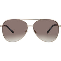 Quay Women's Sunglasses - Gold Metal Aviator Shape Full Rim Frame | VIVIENNE GLD/BRN ,