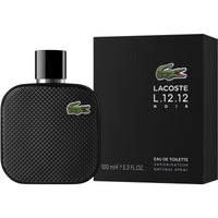 Lacoste Men's Eau De Toilette Spray - L.12.12 Noir, 3.3 oz | 3386460149174 ,
