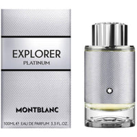 Mont Blanc Men's Eau De Parfum Spray - Explorer Platinum Woody, 3.3 oz | 3386460135818 ,