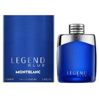 Mont Blanc Men's Eau De Parfum - Legend Blue Woody Aromatic, 3.3 oz | 3386460144230 ,