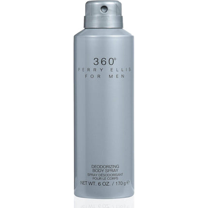 Perry Ellis Men's Deodorizing Body Spray - 360 Invigorating, 6.0 oz | 844061014954 ,