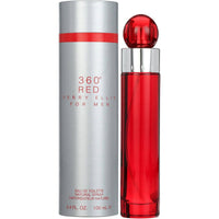 Perry Ellis Men's Eau De Toilette Spray - 360 Degrees Red, 3.4 oz | 844061000551 ,
