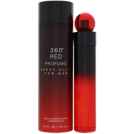 Perry Ellis Men's Eau De Parfum Spray - 360 Red Woody Notes, 3.4 oz | 844061017238 ,