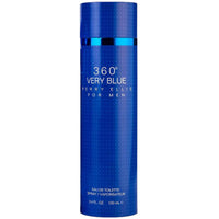 Perry Ellis Men's Eau De Toilette - 360 Very Blue Lasting, 3.4 oz | 844061011212 ,