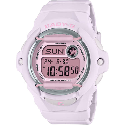 Casio Women's Watch - Baby-G Chronograph Pastel Pink Resin Strap Digital | BG169U-4B ,