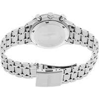 Seiko Men's Watch - Chronograph Black and Beige Dial Silver Tone Bracelet | SSB479P1 ,