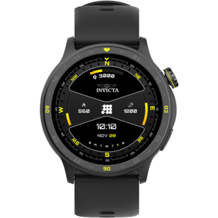 Invicta Unisex Watch - I-Tech 2 Black Digital Dial Silicone Rubber Strap | ITECH-001 ,