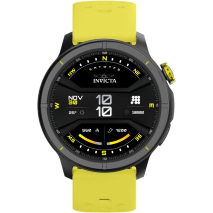 Invicta Unisex Watch - I-Tech 2 Pro Yellow Silicone Rubber Strap Digital | ITECH-006 ,