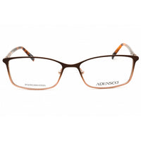 Adensco Women's Eyeglasses - Rectangular Shape Brown/Gold Metal Frame | AD 233 0FG4 00 ,