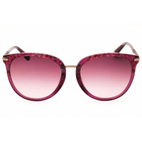 Anne Klein Women's Sunglasses - Merlot Animal Acetate Round Frame | AK7073 650 ,