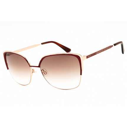 Anne Klein Women's Sunglasses - Merlot/Gold Cat Eye Full Rim Frame | AK7080 612 ,