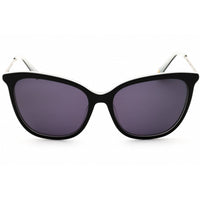 Anne Klein Women's Sunglasses - Black Acetate Cat Eye Full Rim Frame | AK7083 001 ,