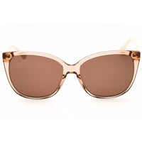 Anne Klein Women's Sunglasses - Taupe Crystal Acetate Cat Eye Frame | AK7085 204 ,