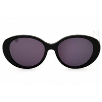 Anne Klein Women's Sunglasses - Black Acetate Oval Full Rim Frame | AK7090 001 ,