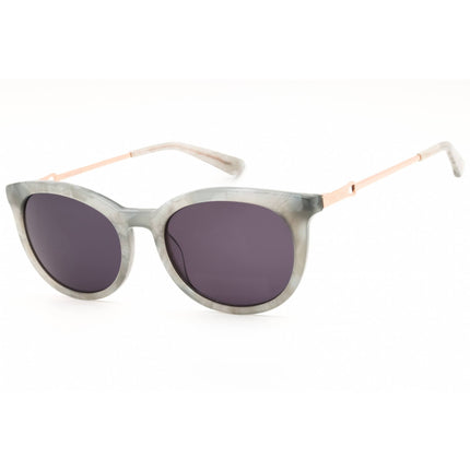 Anne Klein Women's Sunglasses - Grey Marble Acetate Oval Full Rim Frame | AK7097 020 ,