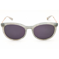 Anne Klein Women's Sunglasses - Grey Marble Acetate Oval Full Rim Frame | AK7097 020 ,