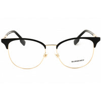 Burberry Women's Eyeglasses - Light Gold/Black Metal Round Shape Frame | 0BE1355 1109 ,