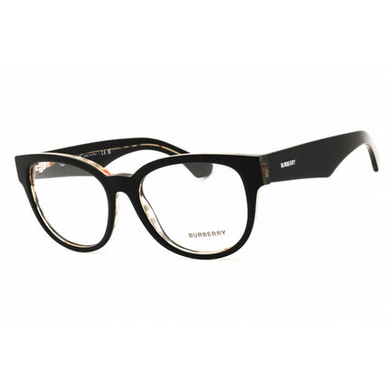 Burberry Women's Eyeglasses - Top Black On Vintage Checkered Frame | 0BE2410 4121 ,