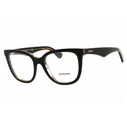 Burberry Unisex Eyeglasses - Top Black On Vintage Check Acetate Frame | 0BE2415 4121 ,