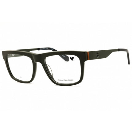 Calvin Klein Jeans Men's Eyeglasses - Khaki Rectangular Full Rim Frame | CKJ24632 309 ,